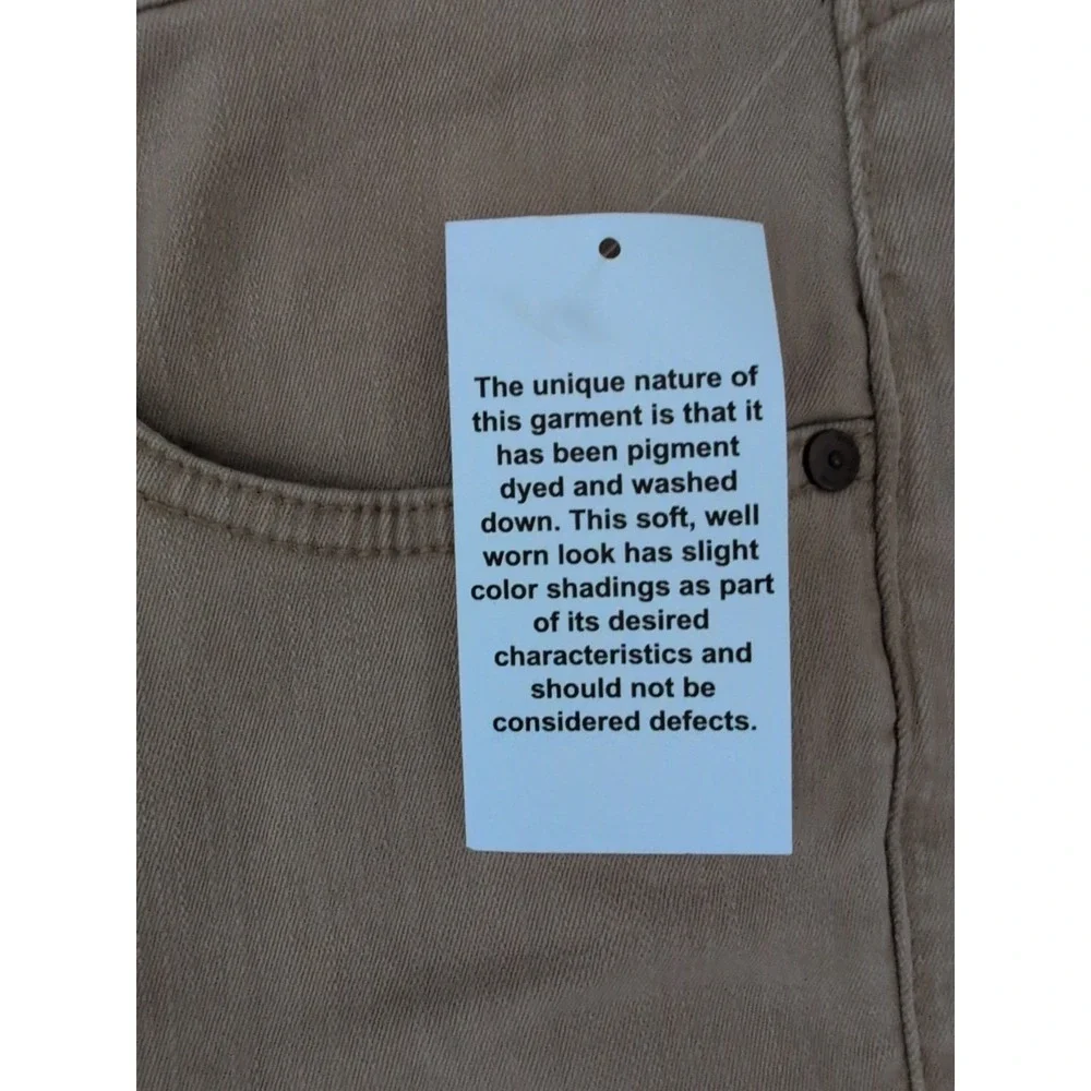 Isaac Mizrahi Live Tan Jeans Size 16P Wide Leg NWT - Picture 3 of 6